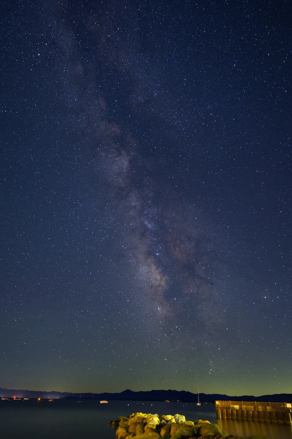 Milky Way Over Lake Tahoe