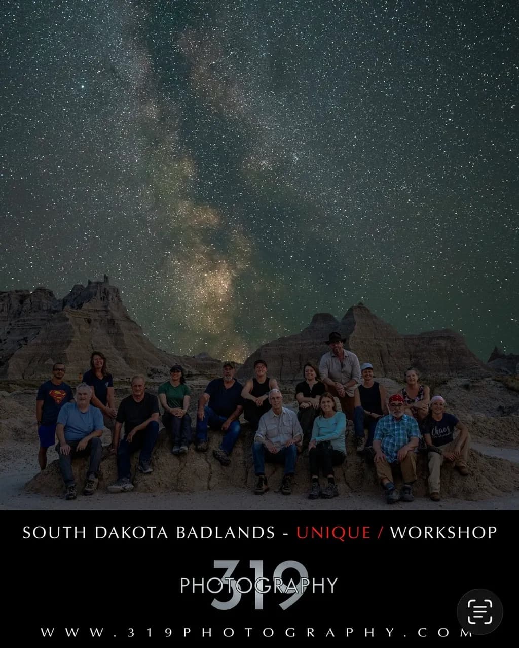 Badlands Night Sky