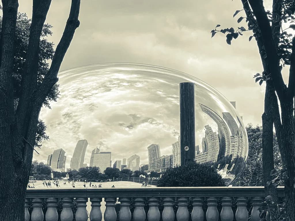 Cloud Gate Reflections