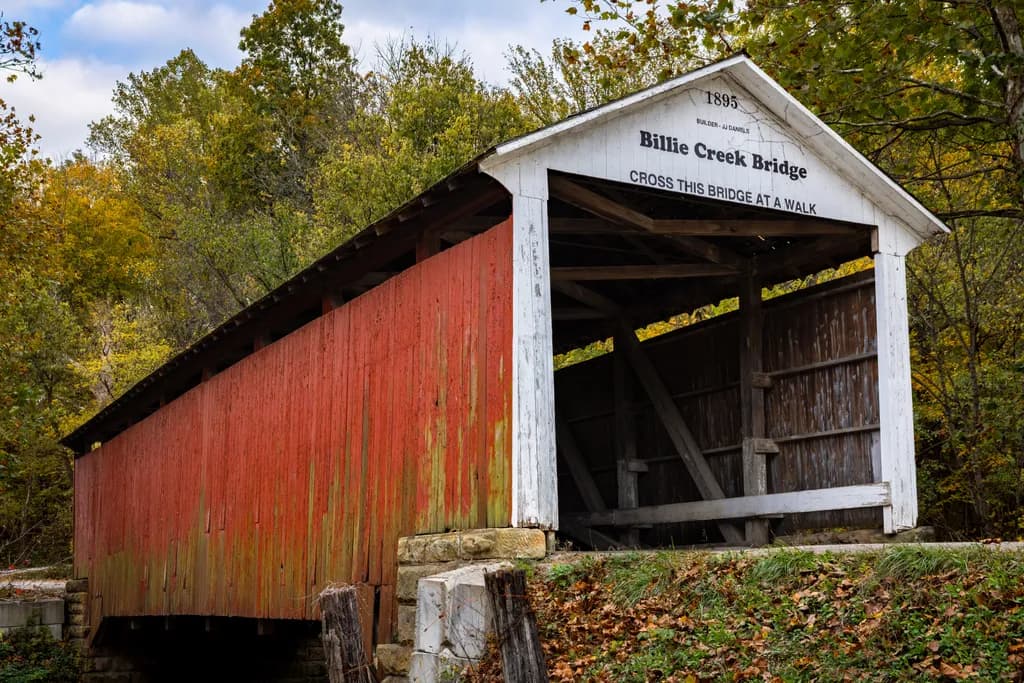 Billie Creek Bridge Fine Art Print