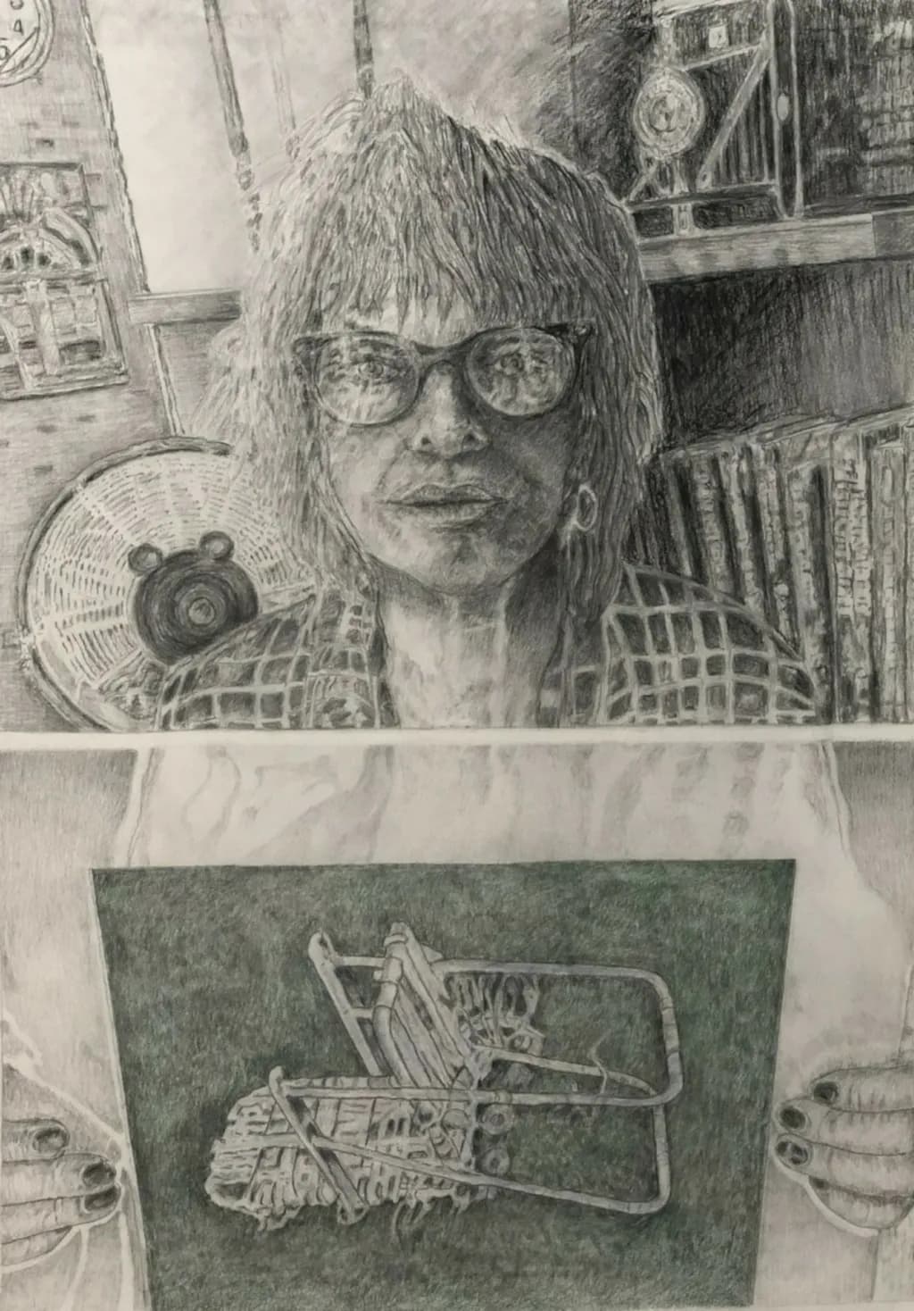 Self Portrait in Studio