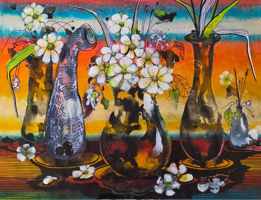 Colorful Floral Still Life