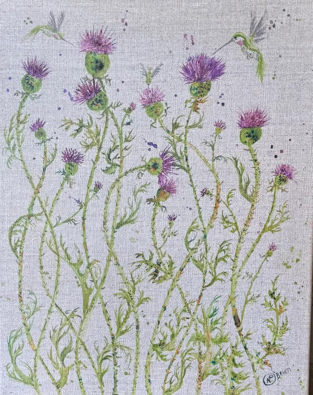 Purple Thistle Garden