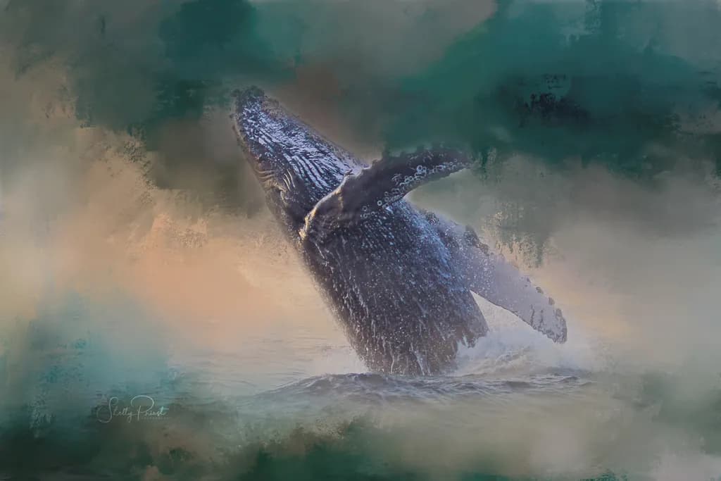 Majestic Breach: The Ocean's Dance of the Whale