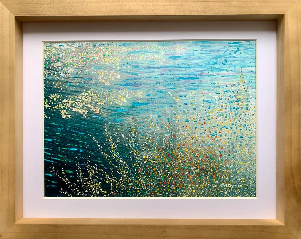 Whispers of Color: A Dance Beneath the Surface