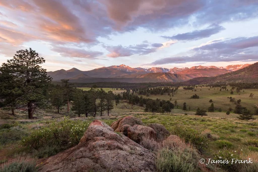 Evening Light on the Range