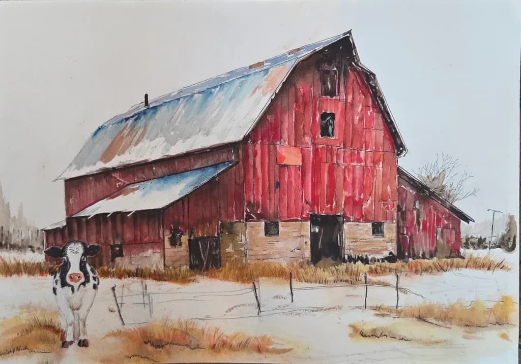 Rustic Reflections, A Long Day's Welcome