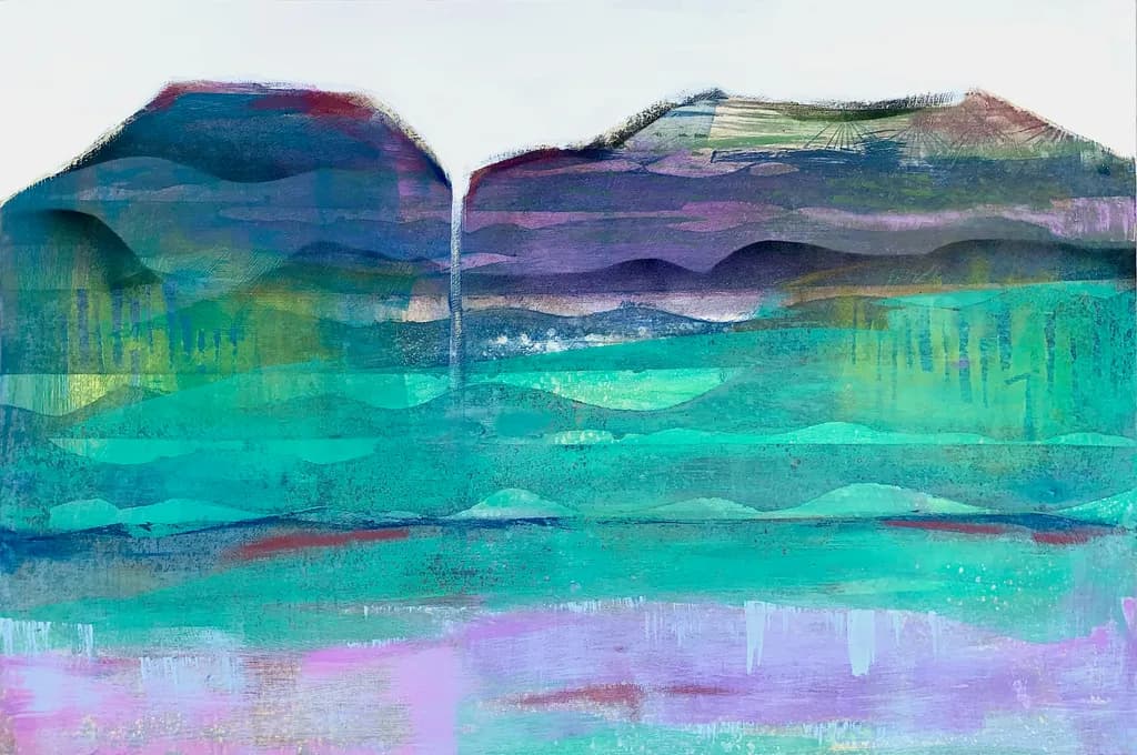 Mountain Melodies: A Symphony of Color and Texture in Nature's Embrace
