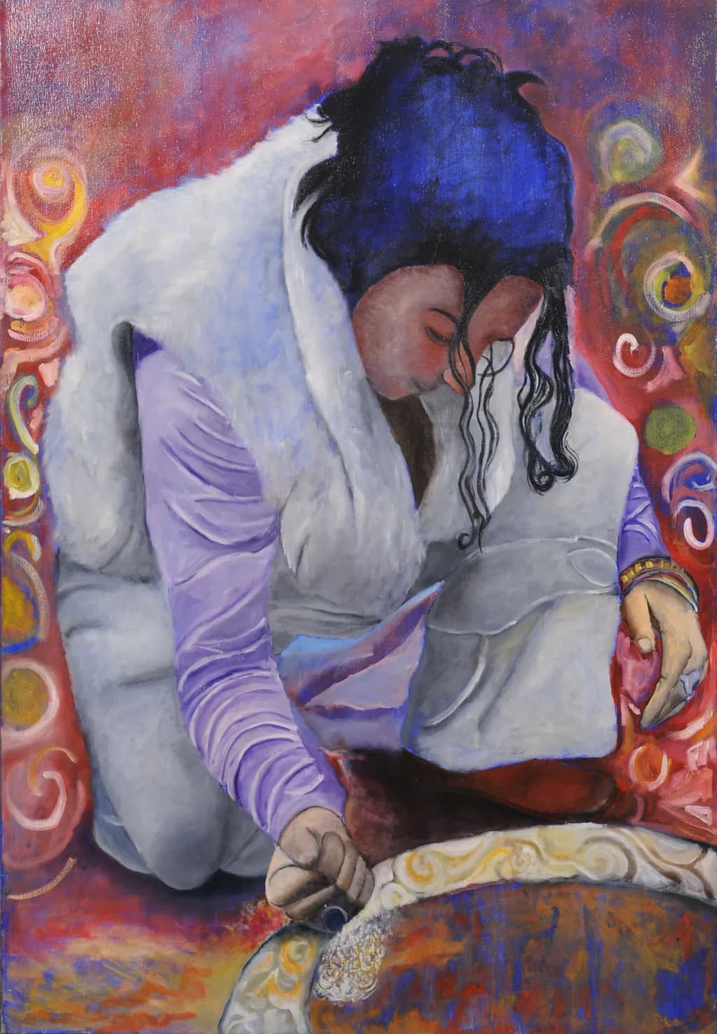 Whispers of Color: A Woman's Craft in Expression and Artistry