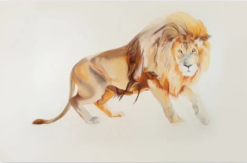Majestic Roar: A Captivating Portrait of the Wild Lion