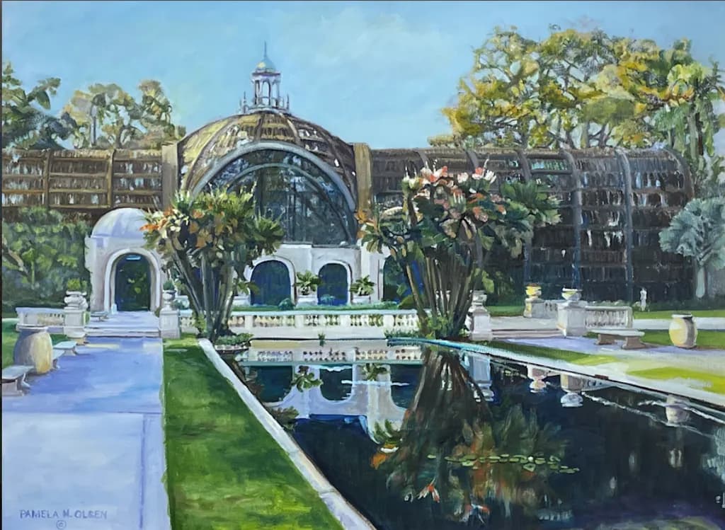 Serenity in Bloom: A Tranquil Reflection of Nature's Beauty in the Conservatory Garden