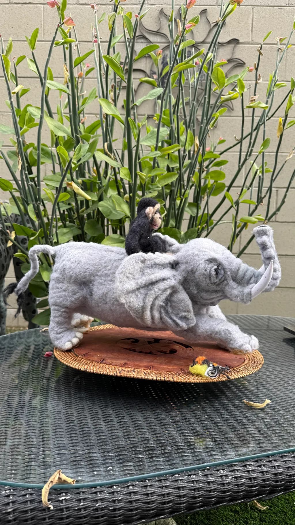 Elephant and Monkey Duo