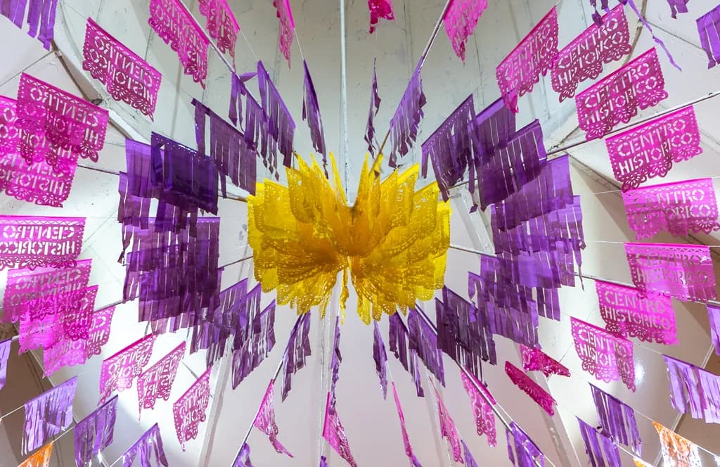 Vibrant Whirlwind: A Celebration of Color and Culture in Paper Art