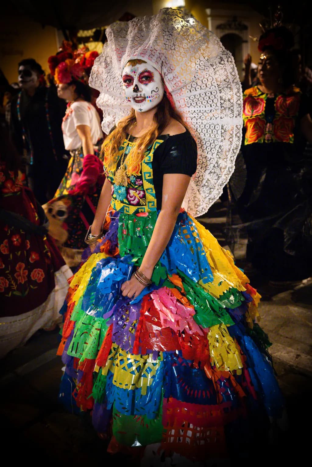 Vibrant Whispers of Tradition: A Colorful Celebration of Life and Legacy