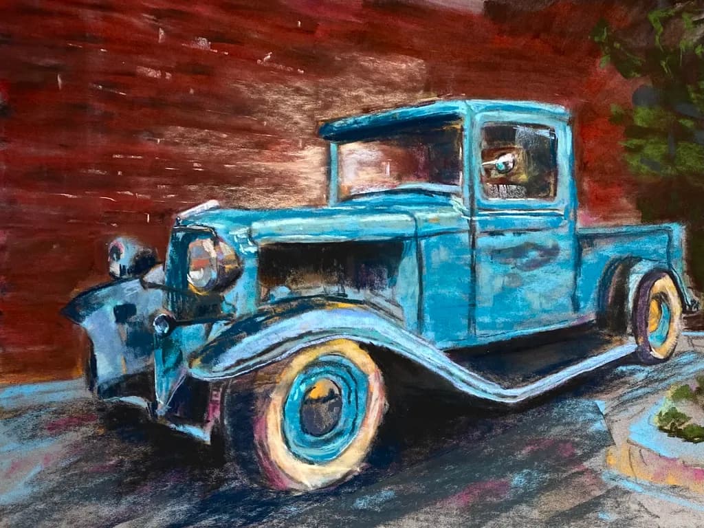 Rusty Blue Pickup