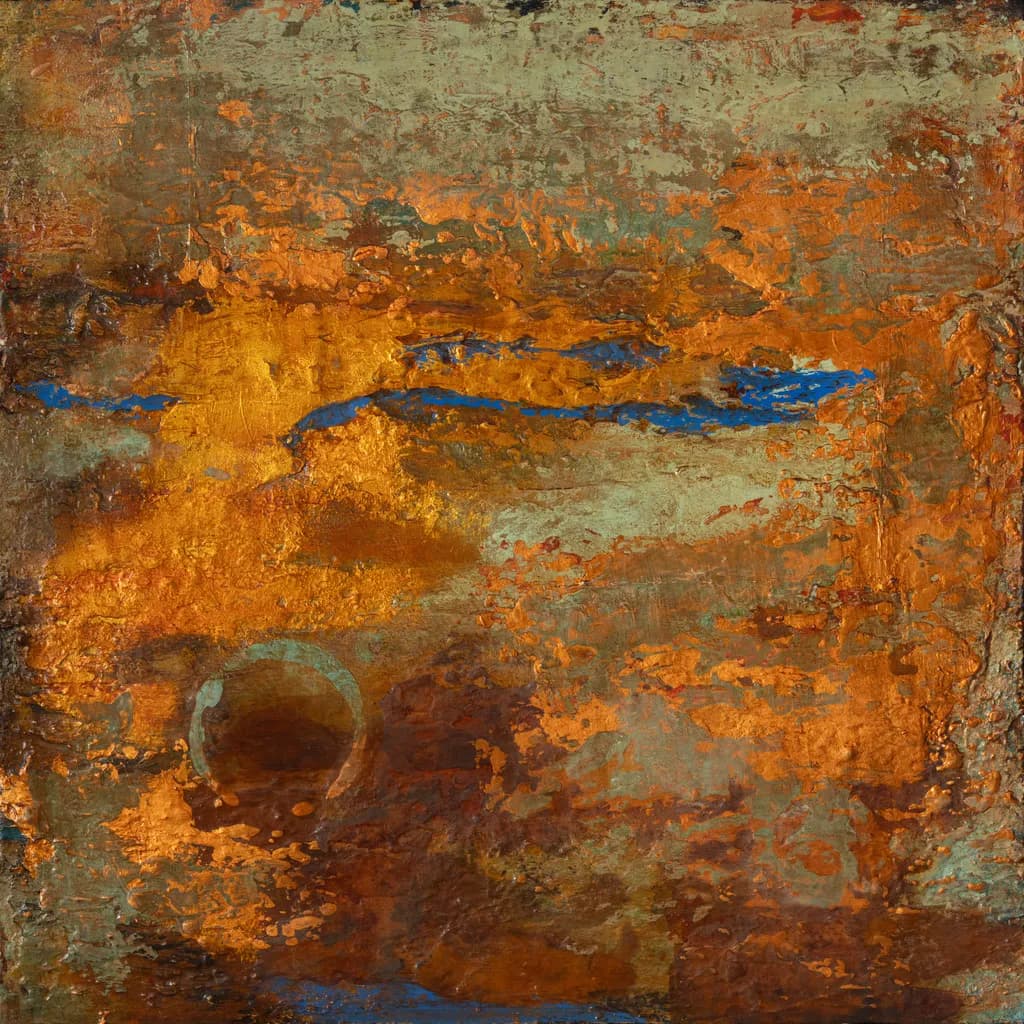 Abstract Copper Patina