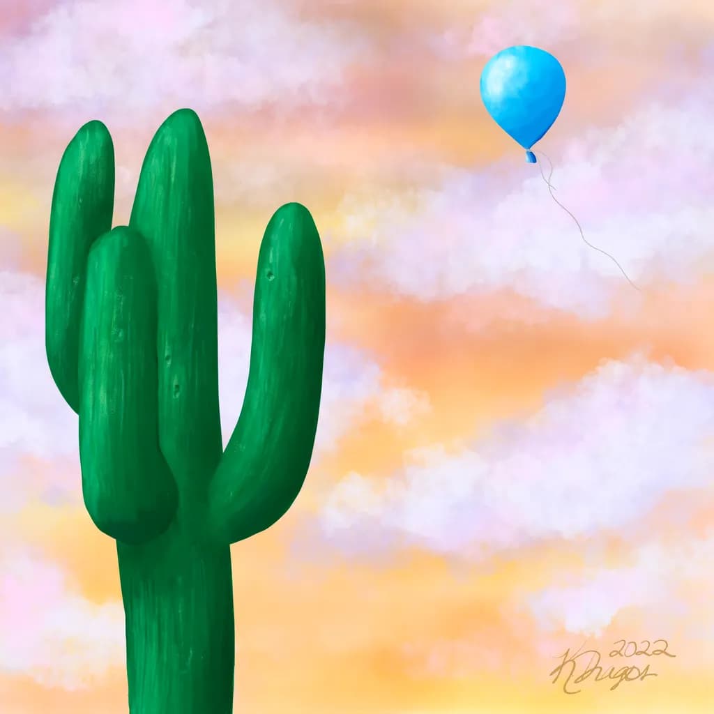 Cacti Sunset