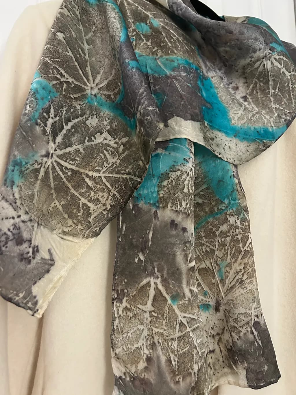 Leaf Imprint Scarf