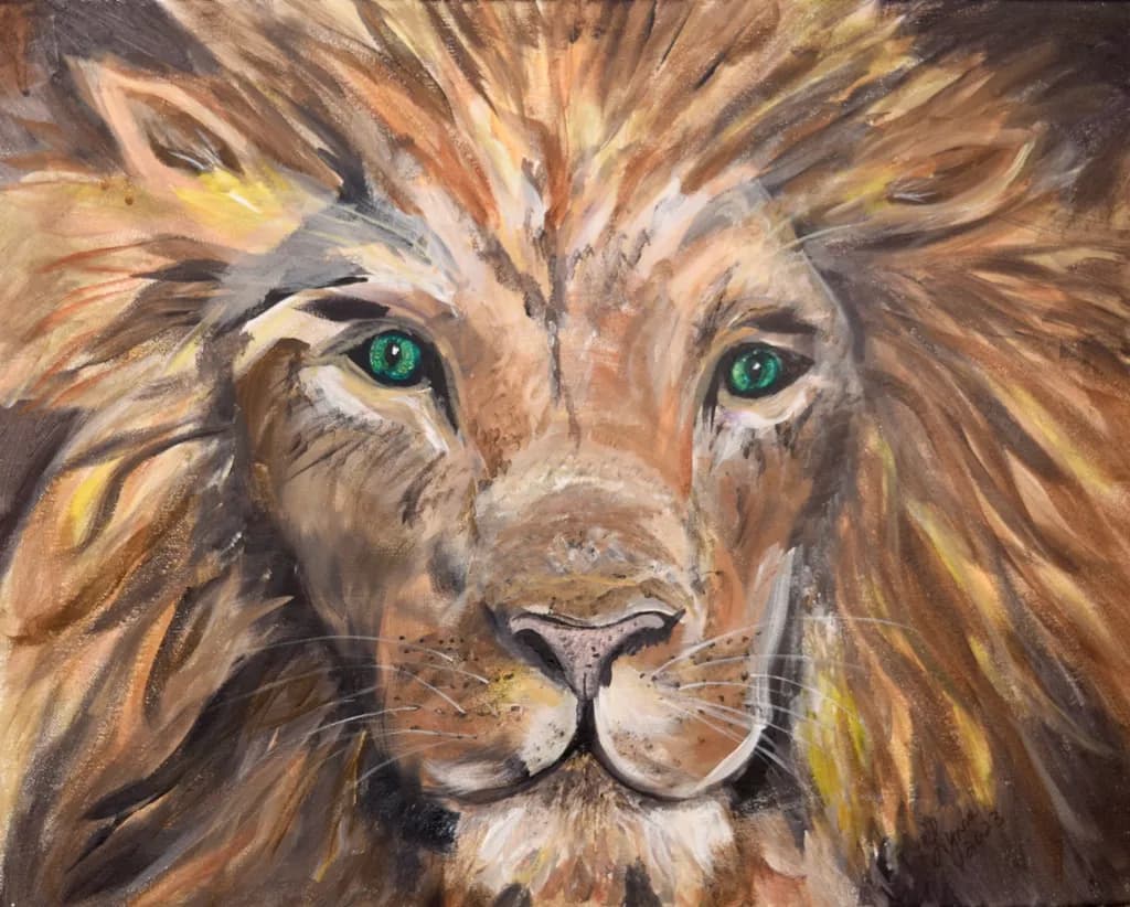 Emerald-Eyed Lion