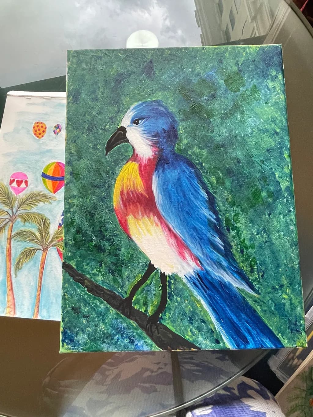 Colorful Perched Bird