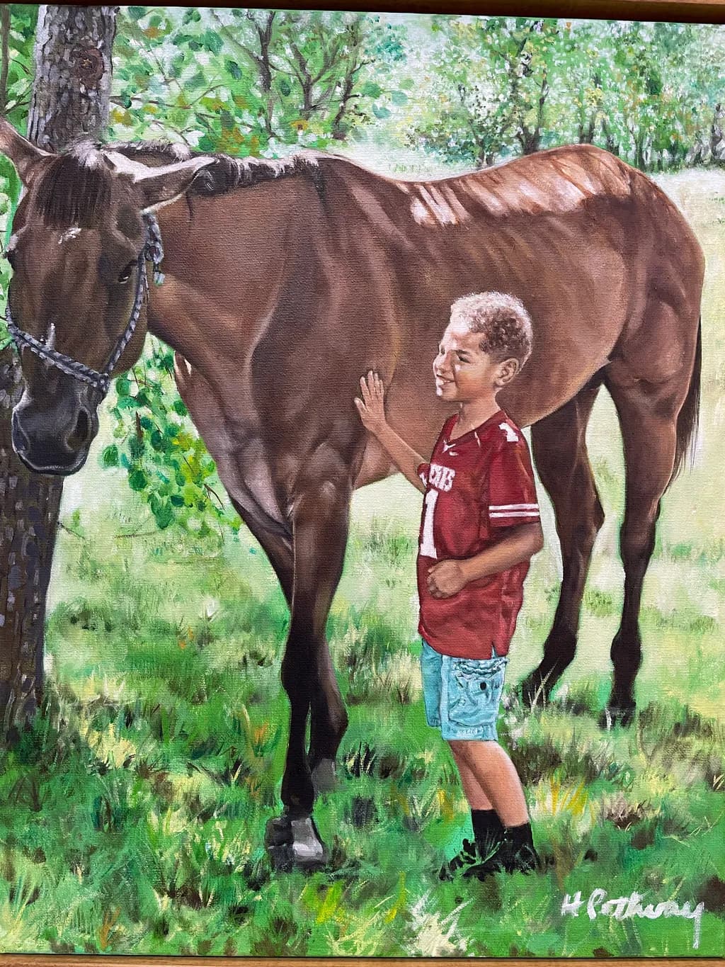 Boy and Horse Connection