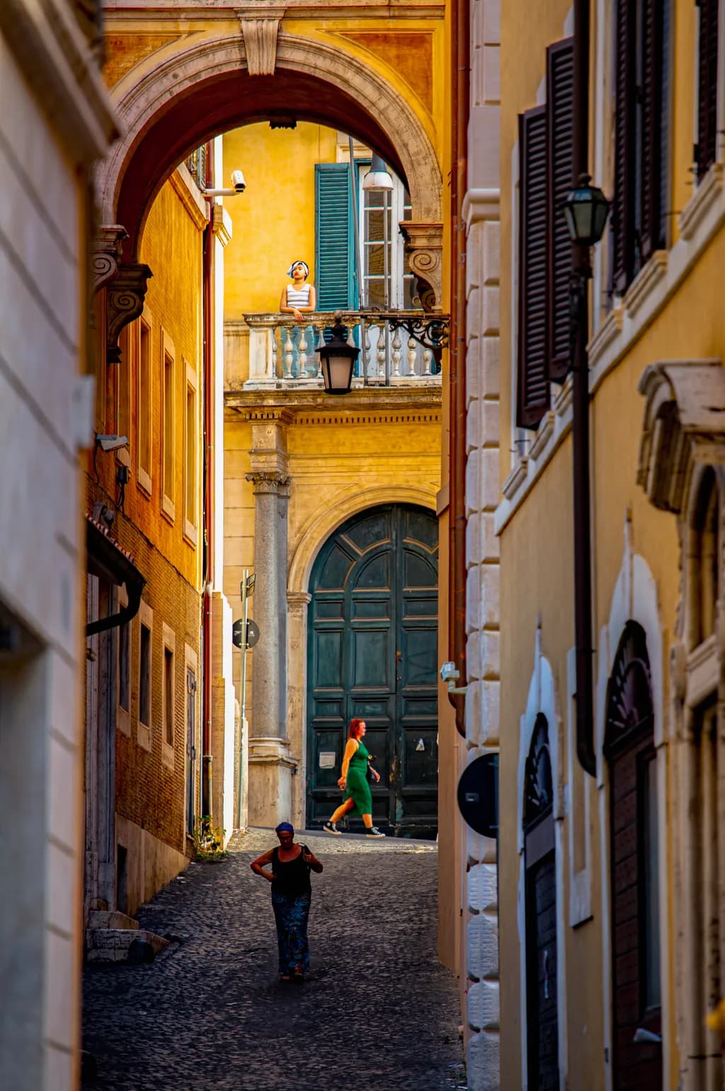 Whispers of the Past: A Stroll Through Sunlit Roman Streets