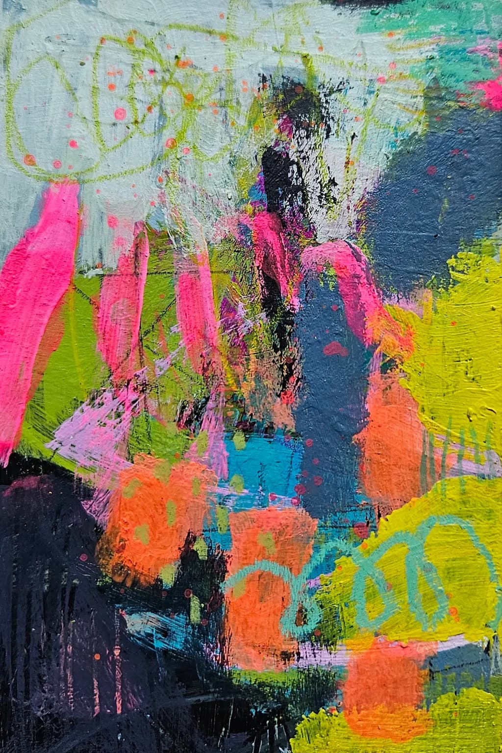 Vibrant Echoes: A Dance of Color and Emotion in Abstract Expressionism