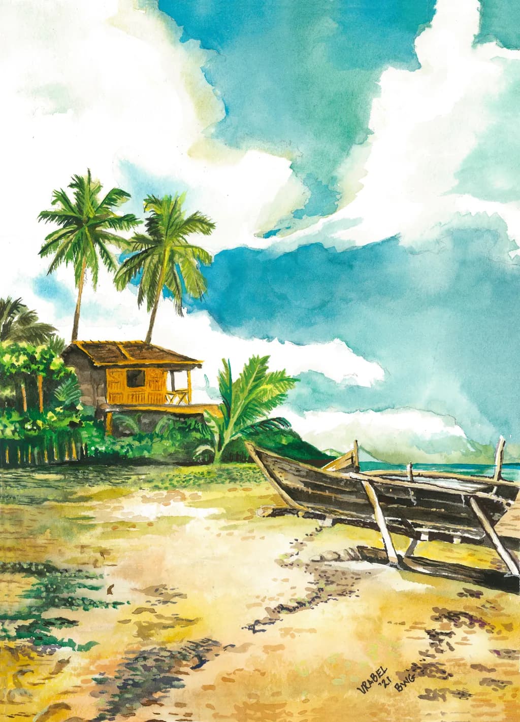 Hut and Outrigger