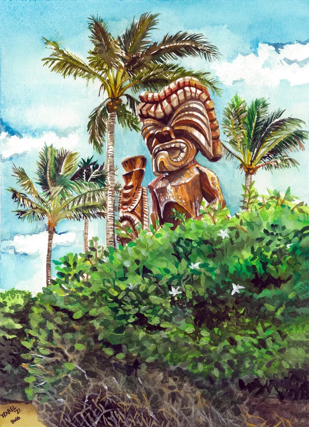 Tikis at Polynesian Cultural Center