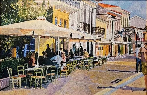 Charming Café Streets: A Vibrant Escape into Relaxation and Colorful Architecture