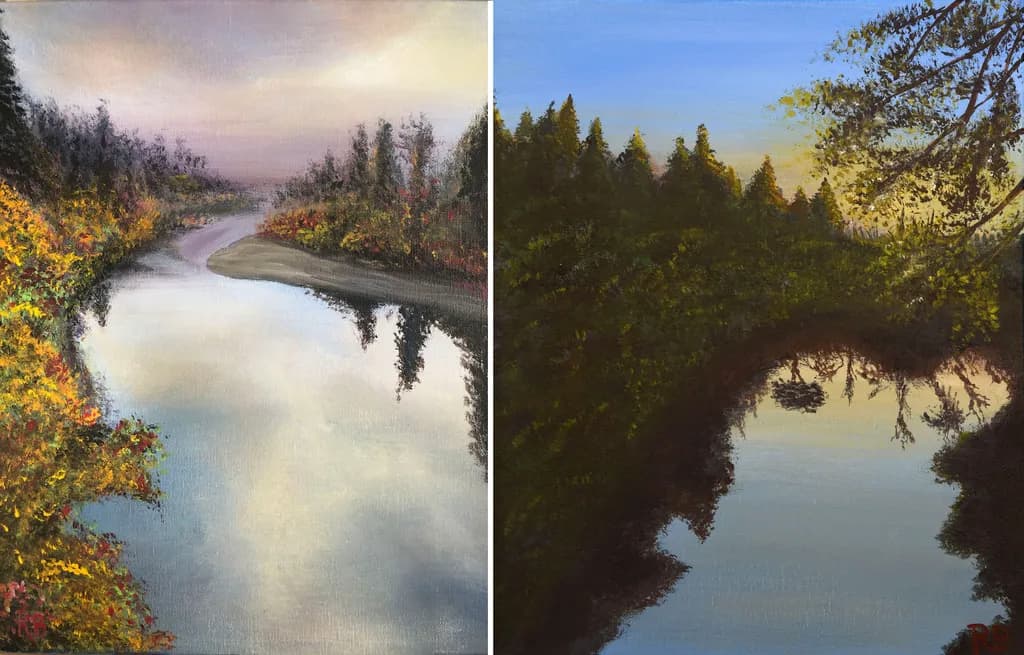 Dawn and Dusk Reflections
