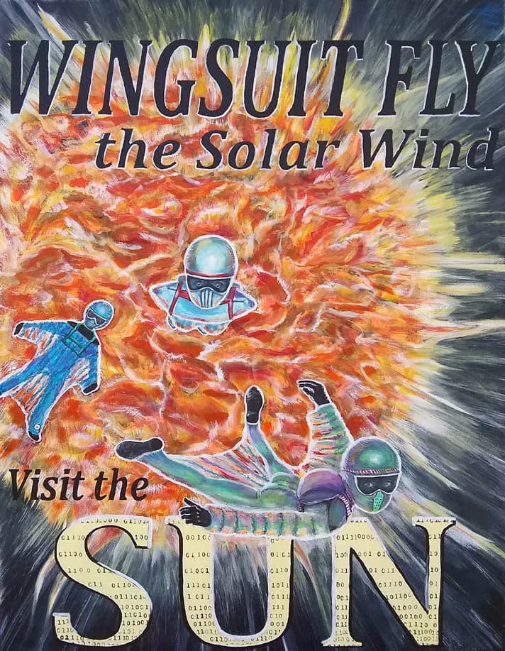 Wingsuit Dreams: Soaring Through the Solar Wind to the Heart of the Sun