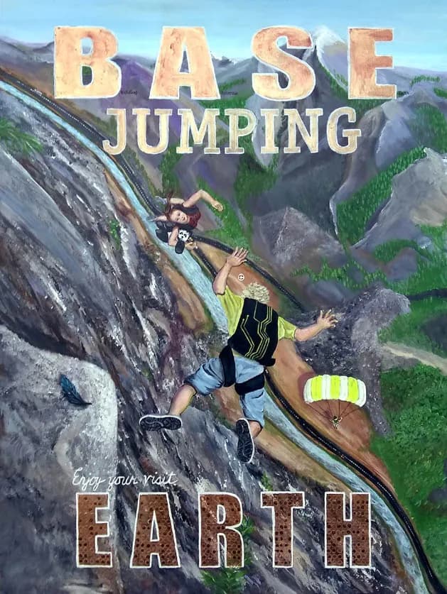 Adrenaline Rush: Embracing the Thrill of BASE Jumping on Earth