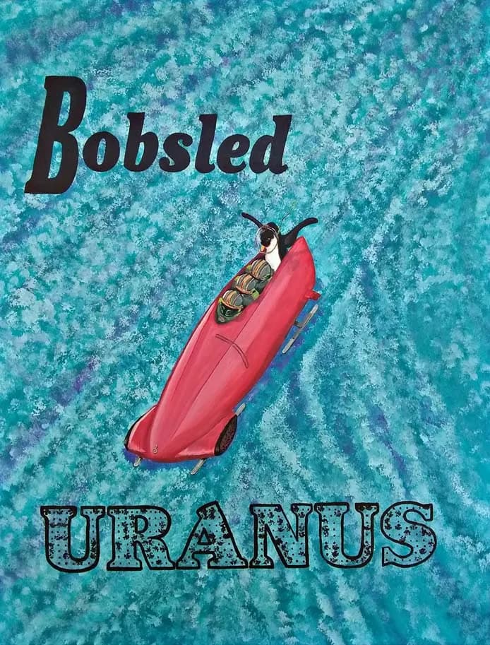Cosmic Bobsled Adventure: Racing Through the Waters of Uranus
