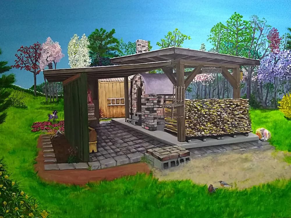 Woodland kiln