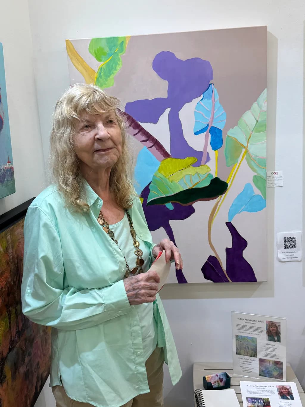 Whispers of Nature: A Dance of Color and Form in Oil and Cold Wax