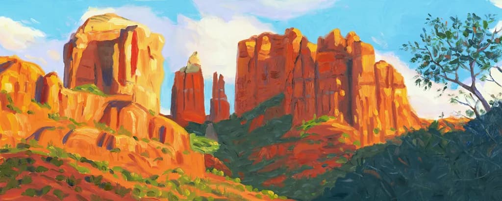 Cathedral Rock Panorama