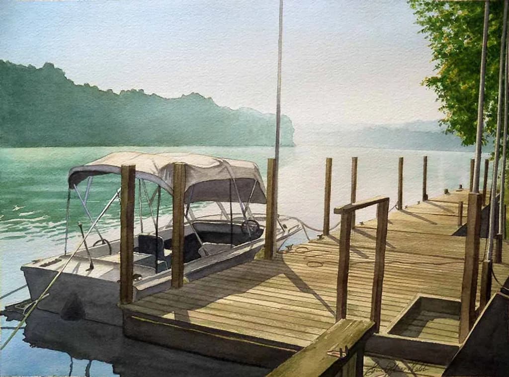 Don's Boat at Dock