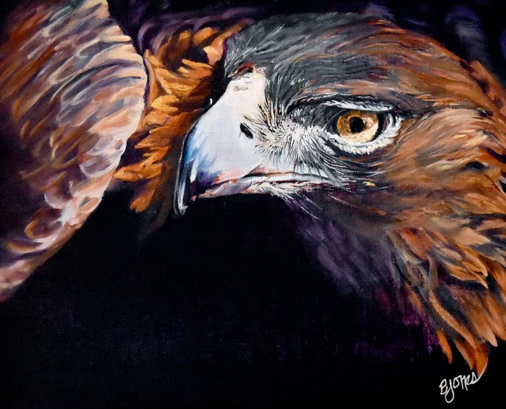 Majestic Gaze: The Soul of the Golden Eagle in Vivid Detail