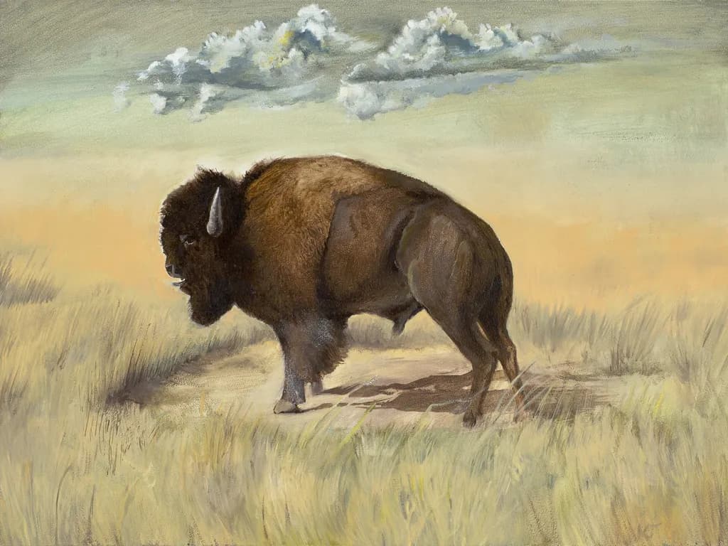 Solitary Buffalo