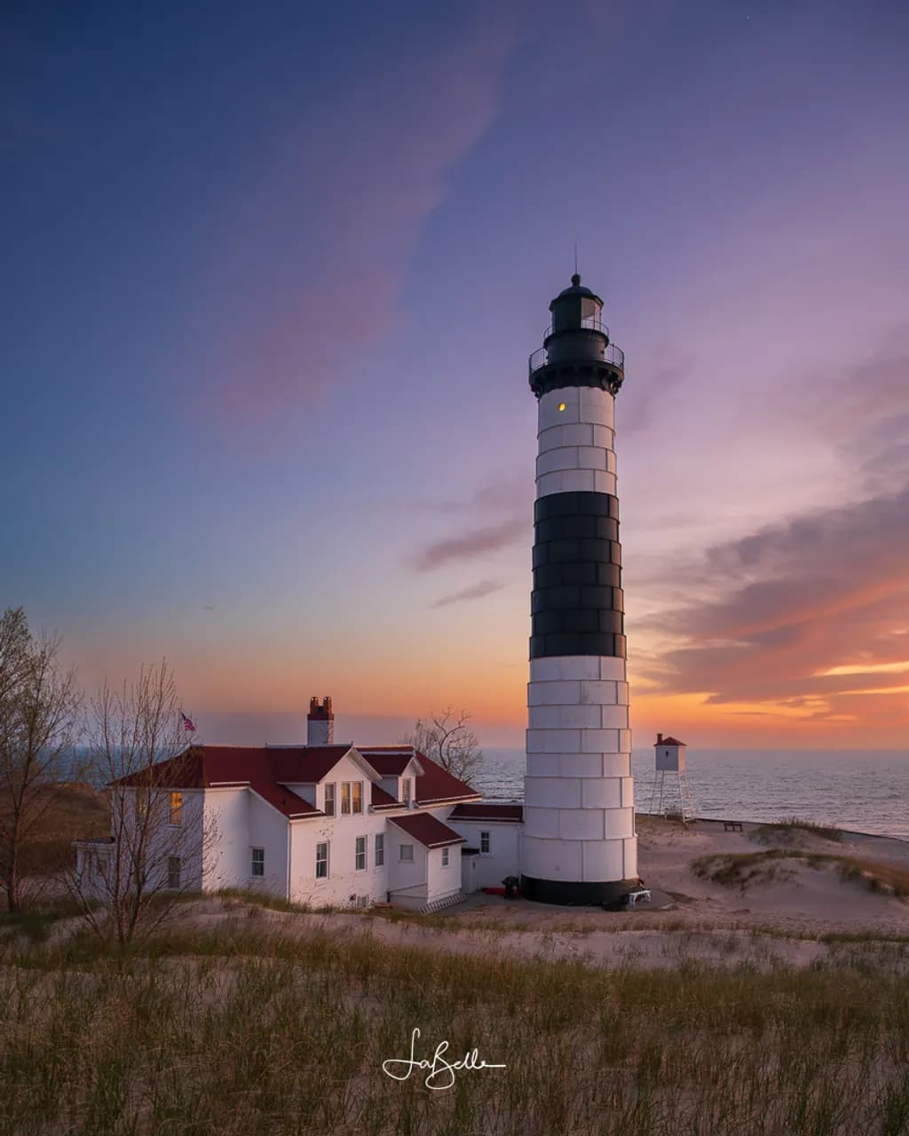 Big Sable Light Sunset