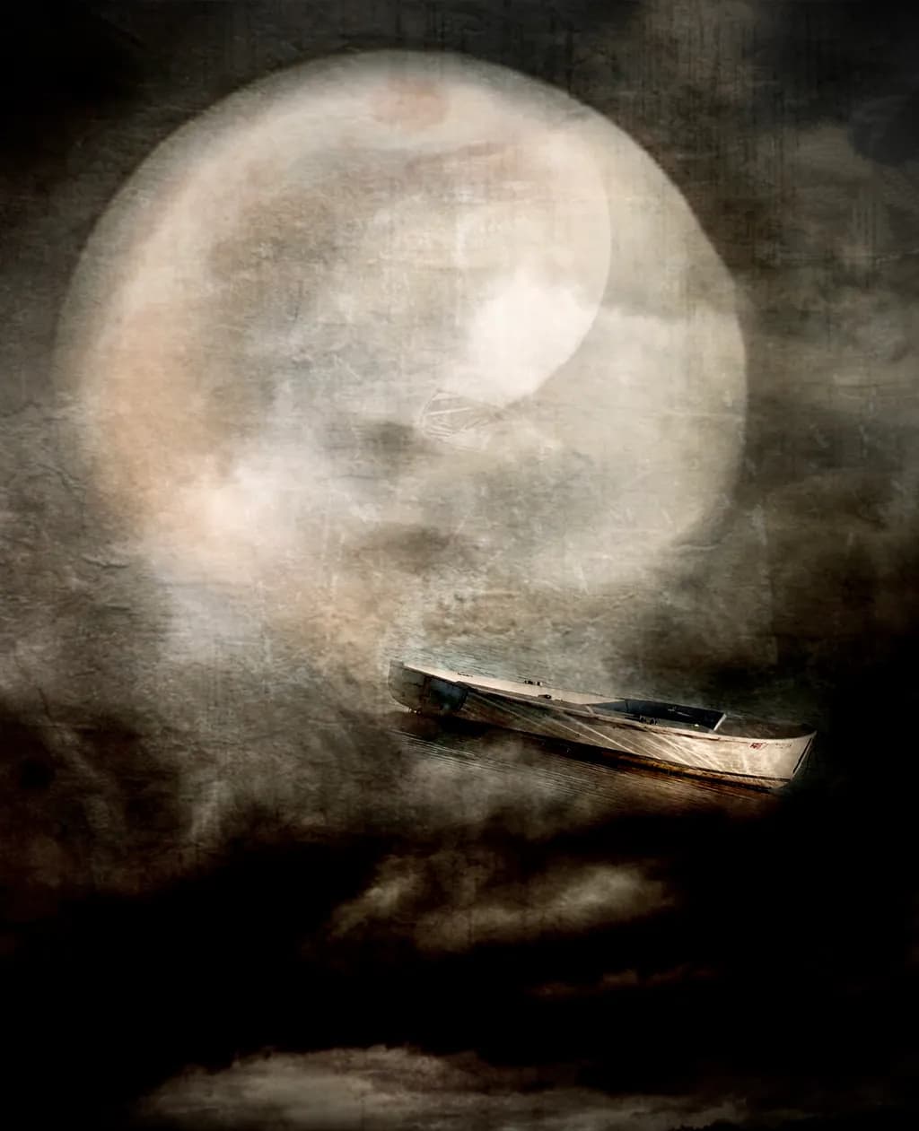 Moonlit Boat Drift