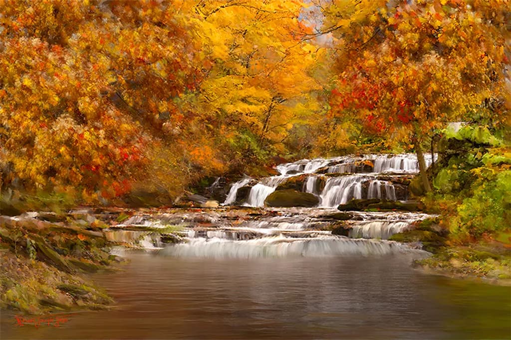 Autumn Cascade