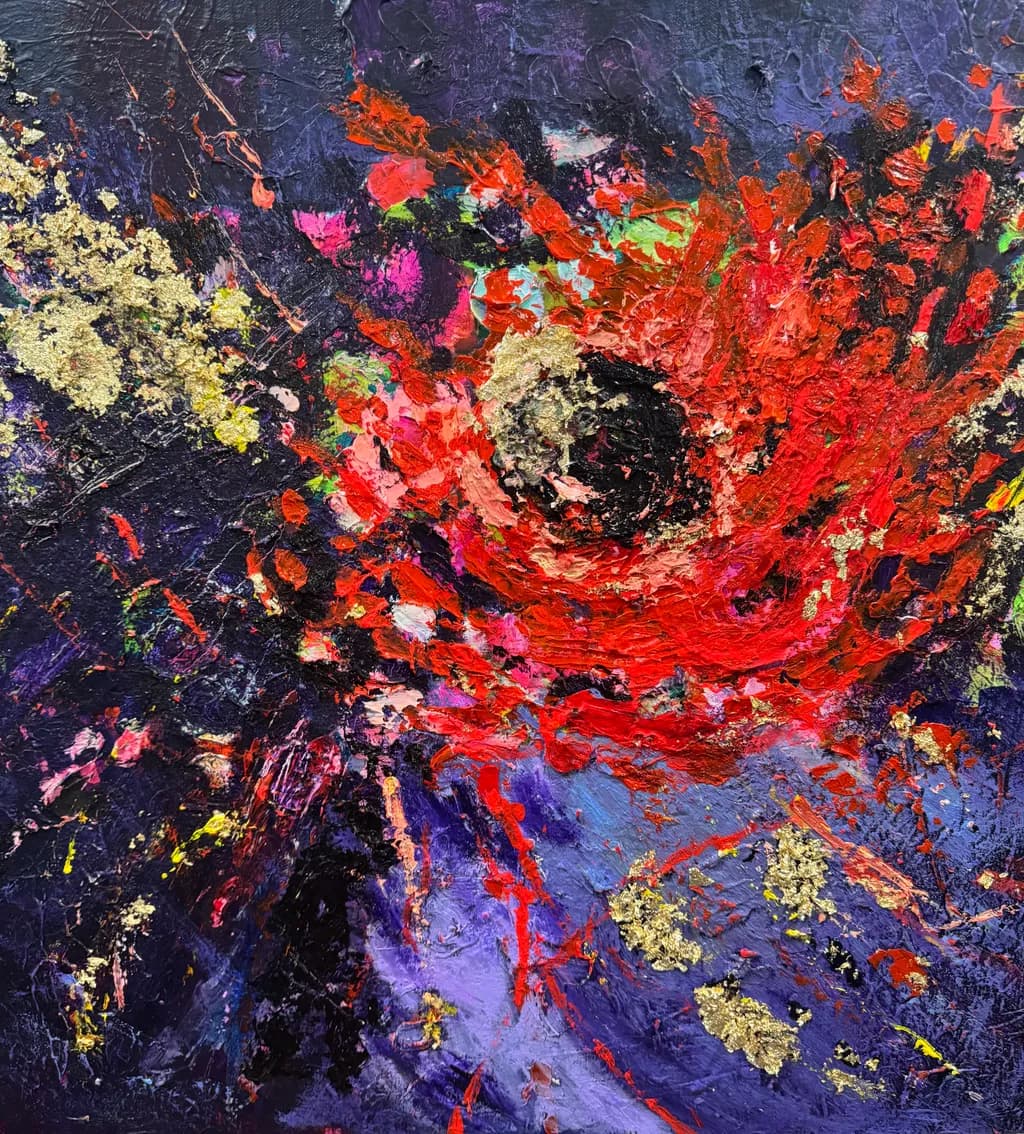 Crimson Bloom Explosion