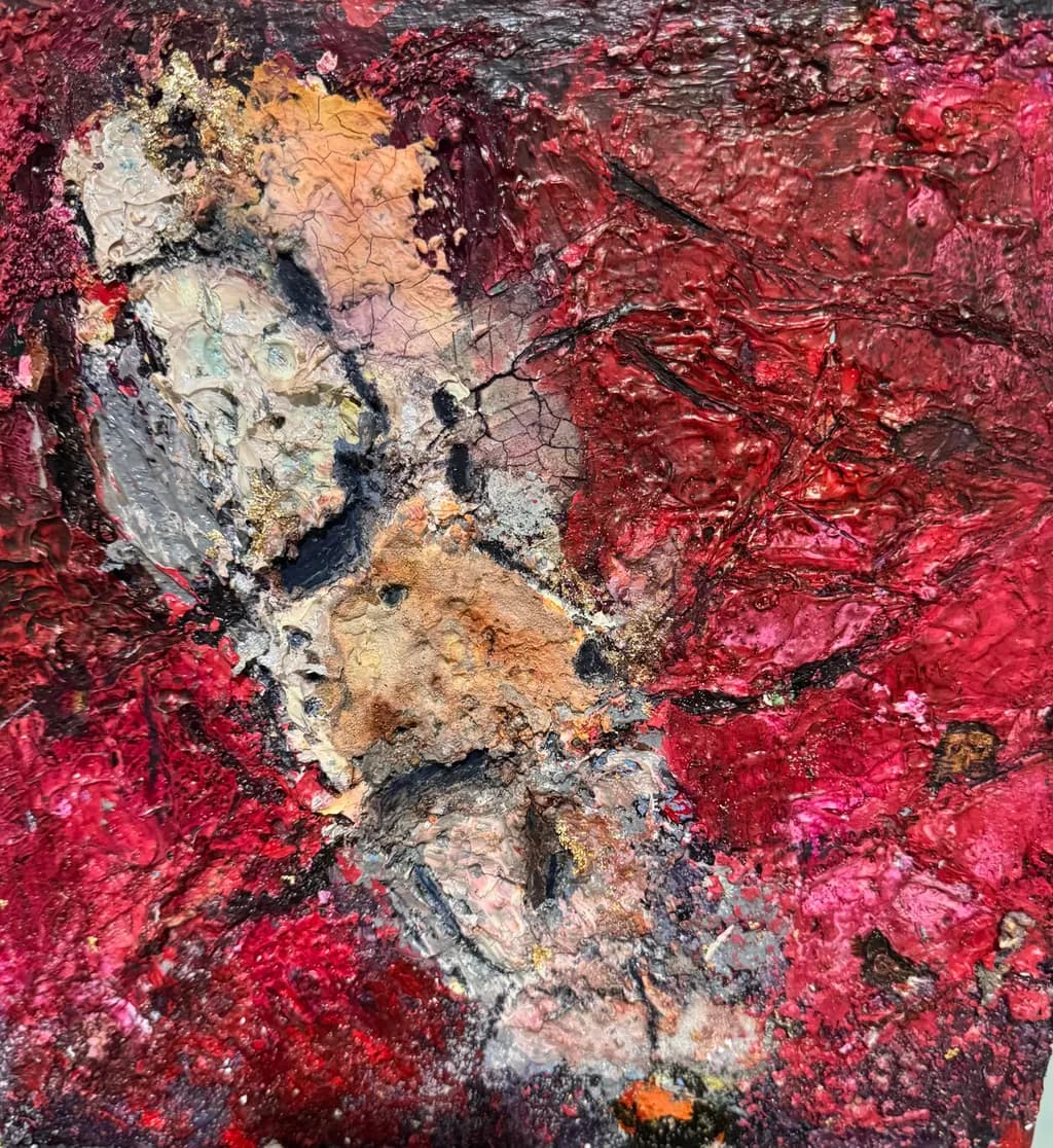 Crimson Texture Burst