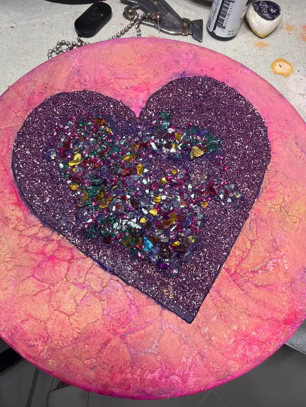 Radiant Heart Mosaic