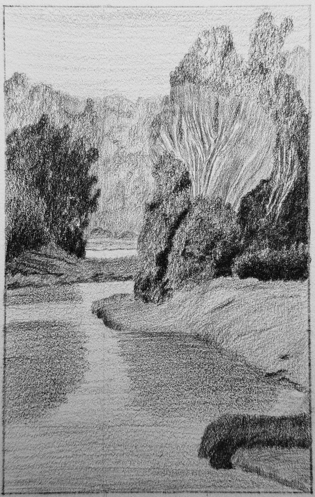 Riverbank Reflection