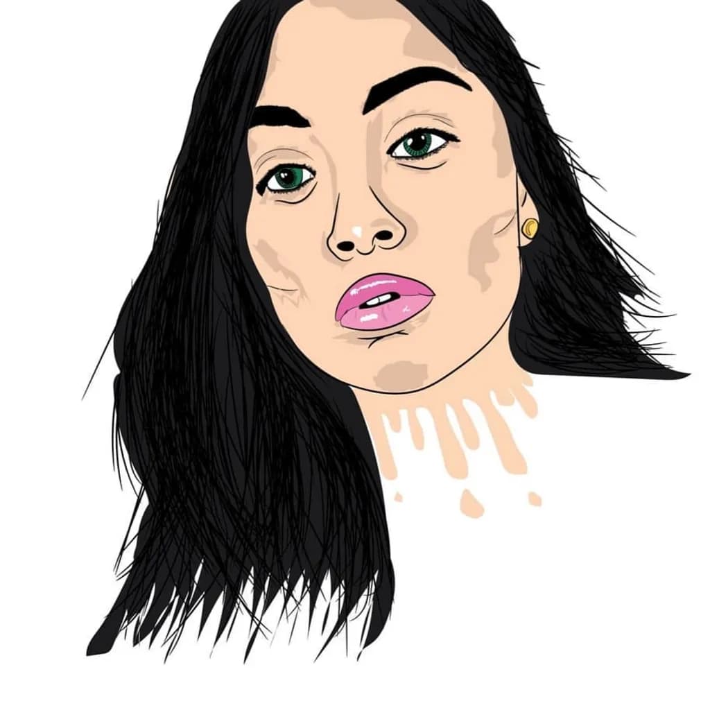 Pink Lips Portrait