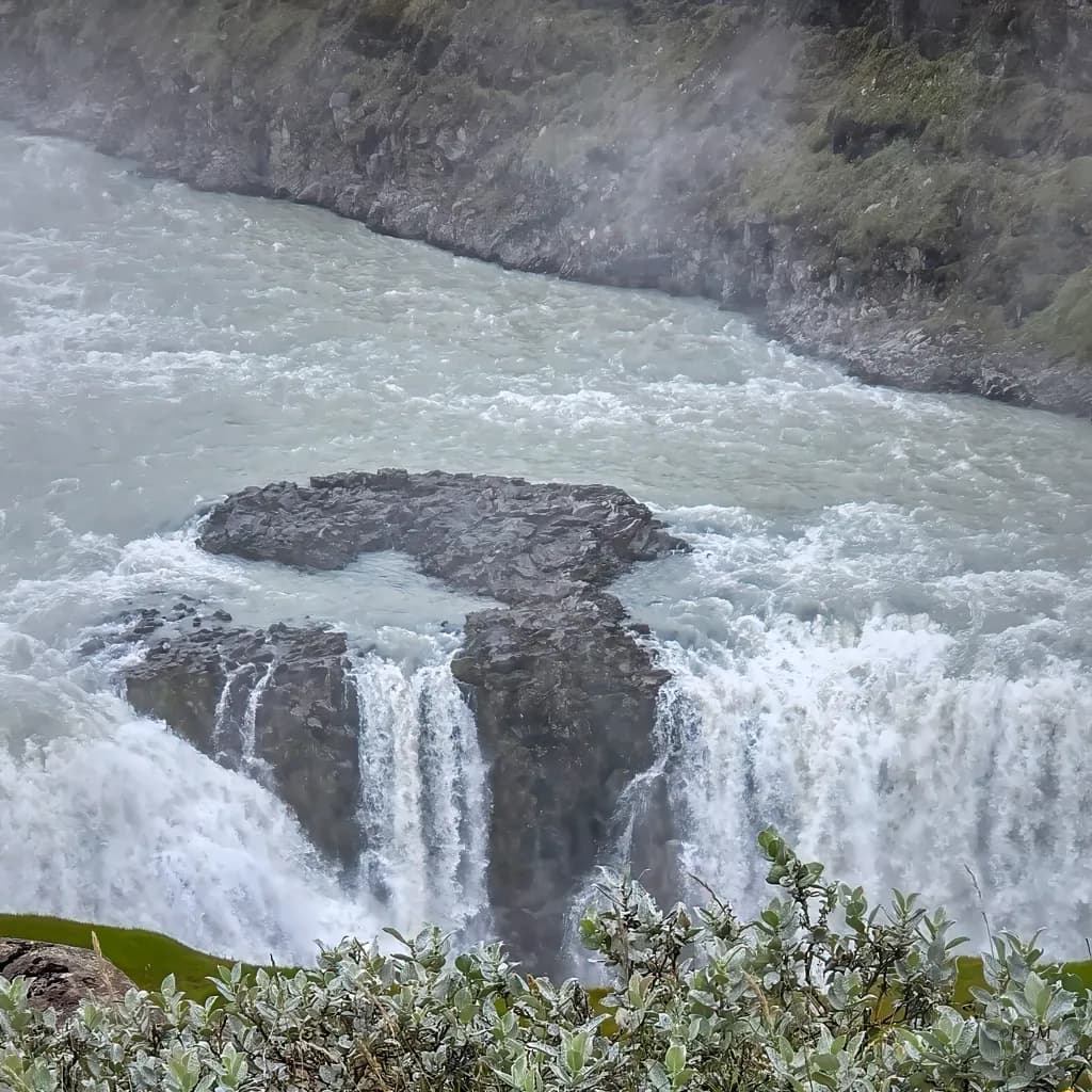 The Golden Falls, Detail — Gullfoss