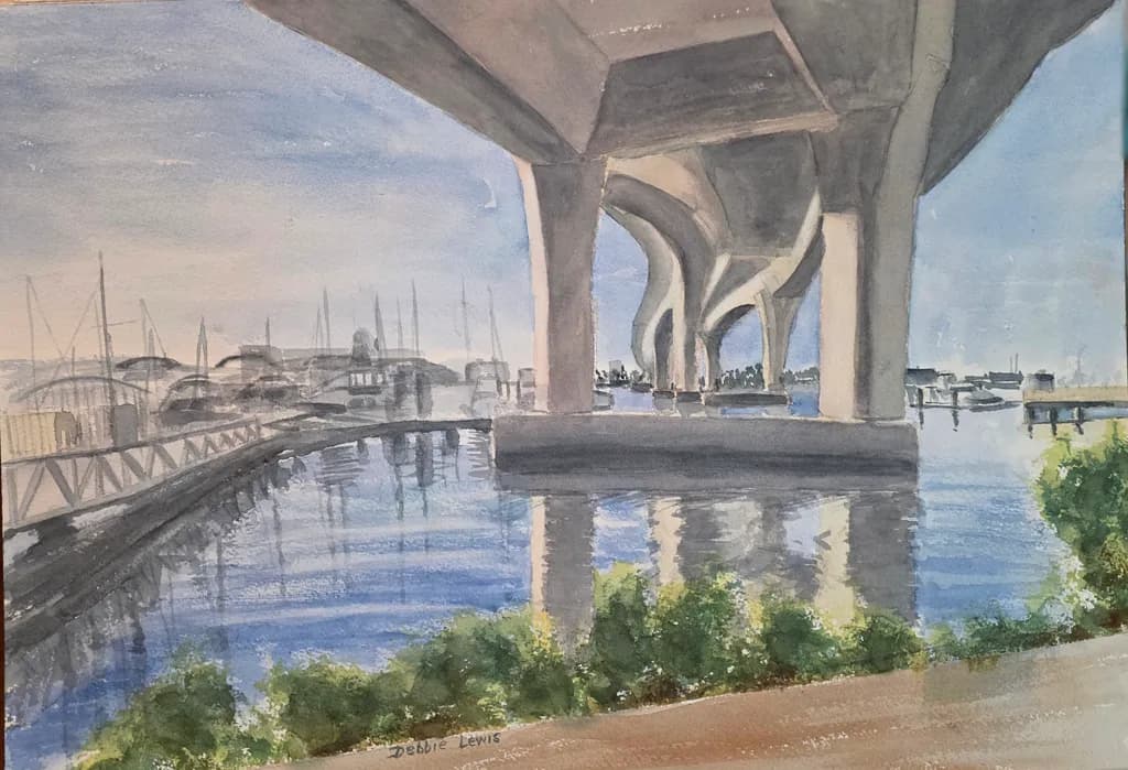 Dunedin Bridge Reflection